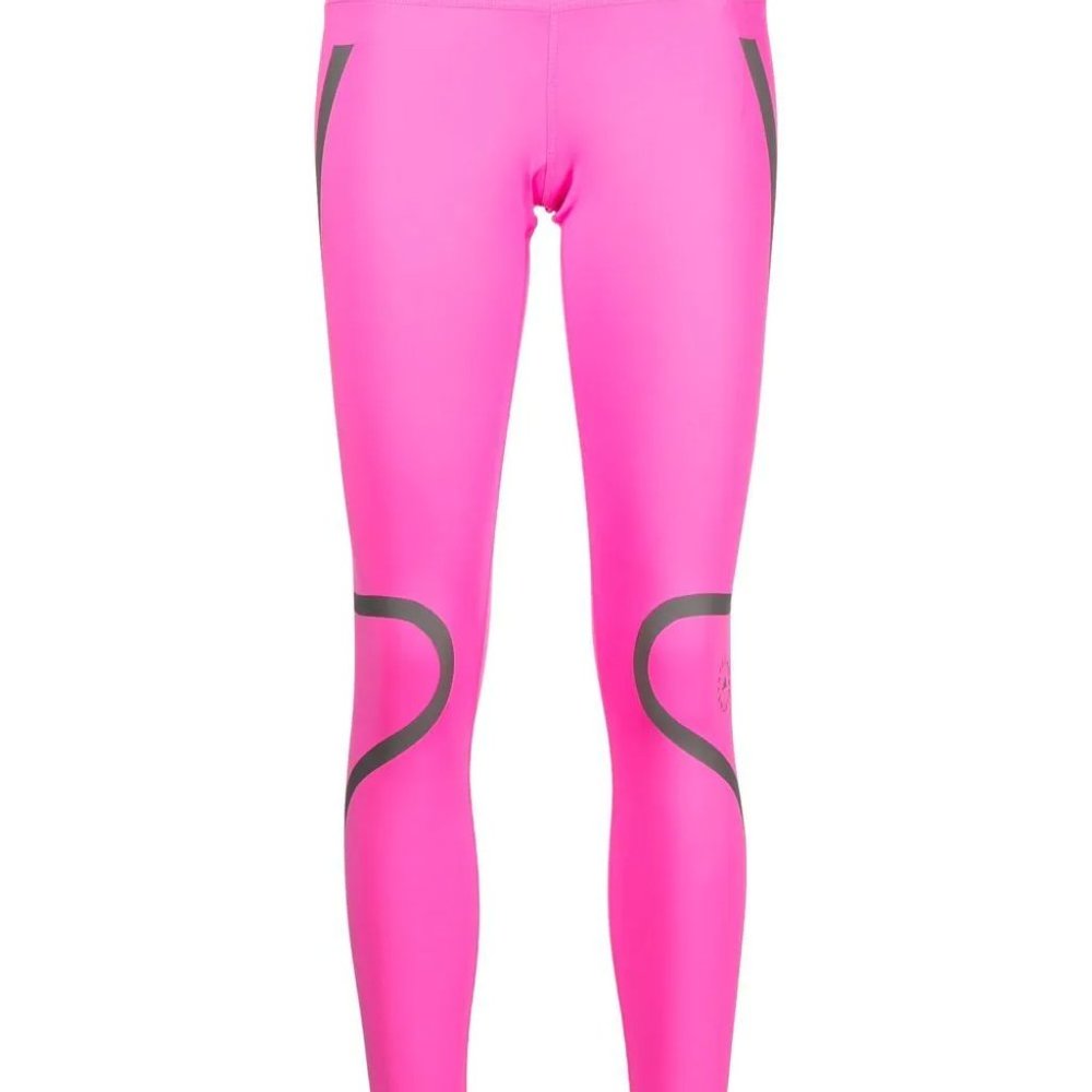 Adidas by Stella McCartney logo-print performance legging